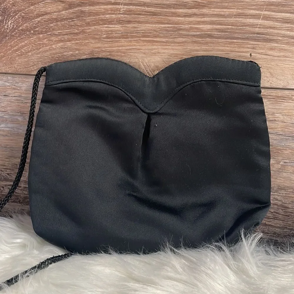 Black Shoulder Evening Bag